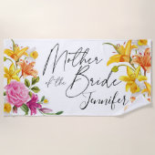 Moeder van de bruid geschenk, Moeder van de bruid Strandlaken (Voorkant)