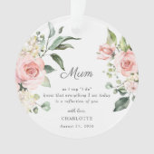 Moeder van de Bruid Geschenk Ornament (voorkant)