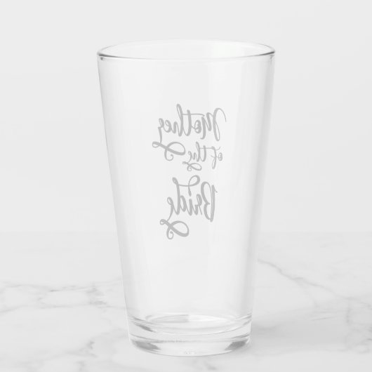 Moeder van de bruid glas (Achterkant)