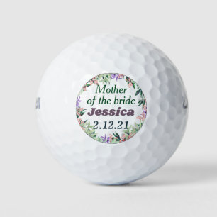 Moeder van de bruid golfballen aangepast
