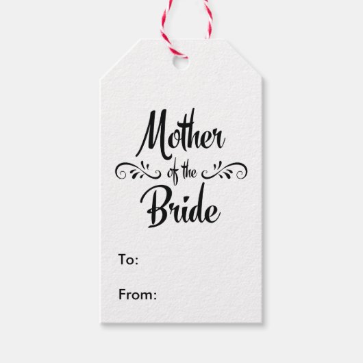 Moeder van de bruid - Grappig repetitie diner Cadeaulabel (Voorkant)