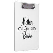 Moeder van de bruid - Grappig repetitie diner Klembord (Rechts)