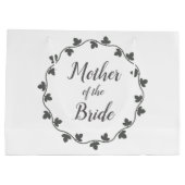Moeder van de bruid Grey Ivy krans bruiloft Groot Cadeauzakje (Achterkant)