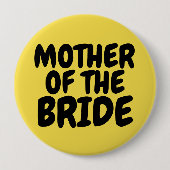 MOEDER VAN DE BRUID Grote Button (Voorkant)