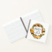 Moeder van de bruid Herfst bruiloft gastenboek Notitieboek (Binnen)
