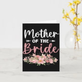 Moeder Van De Bruid Hield Van Eerste Bruid En Brui Kaart (Gele Bloem)