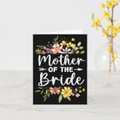 Moeder Van De Bruid Hield Van Eerste Bruid En Brui Kaart (Gele Bloem)