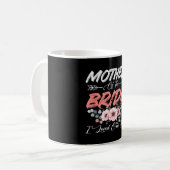 Moeder van de bruid hield van eerste bruid en brui koffiemok (Voorkant links)