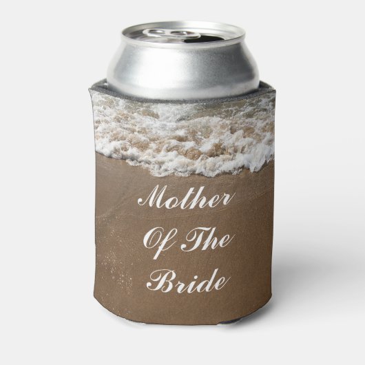 Moeder van de bruid Huwelijkscadeaus partij gunste Blikjeskoeler (Blikje Achterkant)