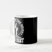 Moeder van de bruid ik hield eerst van haar 1 koffiemok (Voorkant links)