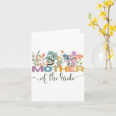 Moeder van de bruid Ik hield van haar eerste Moede Kaart (Gele Bloem)