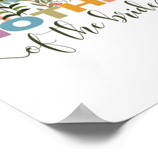 Moeder van de bruid ik hield van haar eerste moede poster (Hoek)