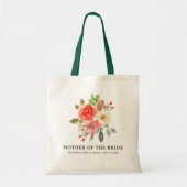 Moeder van de bruid lente bloemendekoratie roze ro tote bag (Voorkant)