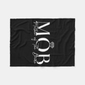 Moeder Van De Bruid Mob Bruiloft Moeder Mama Schat Fleece Deken (Voorkant (Horizontaal))
