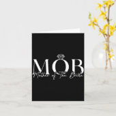 Moeder Van De Bruid Mob Bruiloft Moeder Mama Schat Kaart (Gele Bloem)