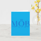 Moeder van de Bruid Mob Bruiloft Moeder Mama Schat Kaart (Gele Bloem)
