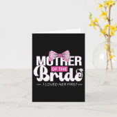 Moeder van de bruid Mob bruiloft moeder mama Schat Kaart (Gele Bloem)