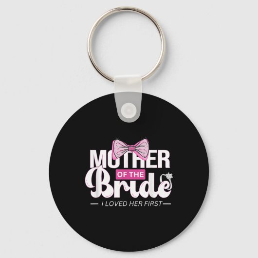 Moeder van de bruid Mob bruiloft moeder mama Schat Sleutelhanger (Voorkant)