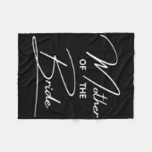 Moeder van de bruid Moeder van de bruid Bruiloft B Fleece Deken (Voorkant (Horizontaal))