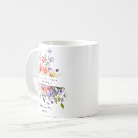 Moeder van de bruid Mok | Dank u (Voorkant links)