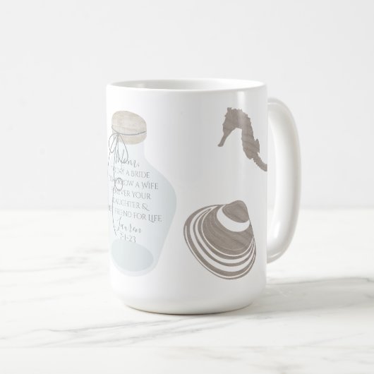 Moeder van de bruid Mok met vandaag een bruid Geze (Voorkant rechts)