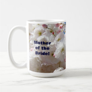 Moeder van de bruid mokken Huwelijksbloem Bloemen
