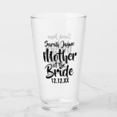 Moeder van de Bruid Naam Glas Huwelijk Ouder Cadea (Voorkant)