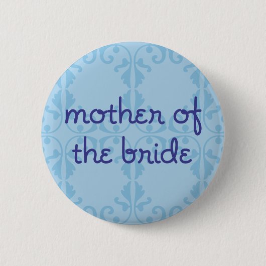 Moeder van de bruid (ontwerp 3) ronde button 5,7 cm (Voorkant)
