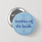 Moeder van de bruid (ontwerp 3) ronde button 5,7 cm (Voorkant /achterkant)