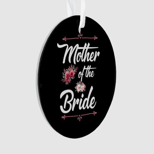 Moeder van de bruid ornament (voorkant)
