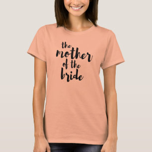 Moeder van de bruid partij bruiloft Tshirt