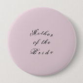 Moeder van de bruid pin ronde button 4,0 cm (Voorkant)
