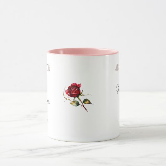 Moeder van de bruid Red Rose Bud Mok (Midden)
