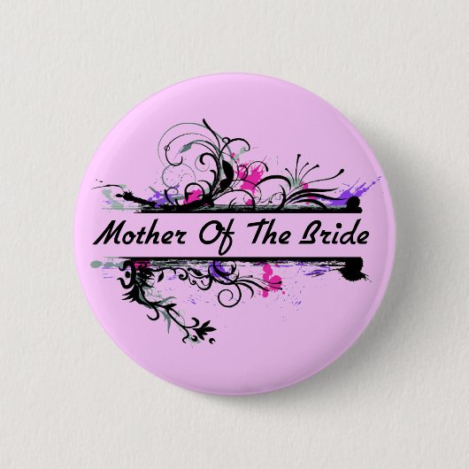 Moeder van de bruid ronde button 5,7 cm (Voorkant)