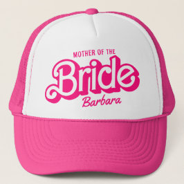 Moeder van de bruid Roze Bachelorette Barb Trucker Pet