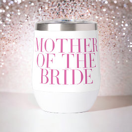Moeder van de bruid Roze Modern Elegant Custom