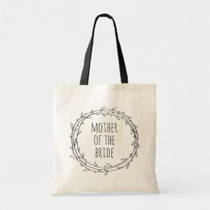 Moeder van de bruid. Schattige moderne botanische  Tote Bag