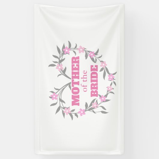 Moeder van de Bruid Spandoek (Verticaal)