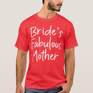 Moeder van de bruid T-shirt en huwelijksfeest