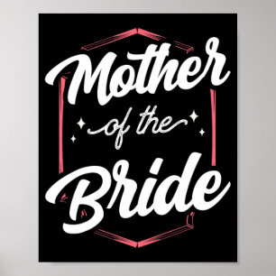 Moeder Van De Bruid Trouw Bachelorette Feest Snit Poster
