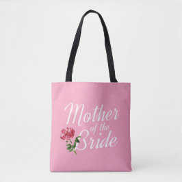 Moeder van de Bruid Trouw Calligrafie | Boodschapp Tote Bag