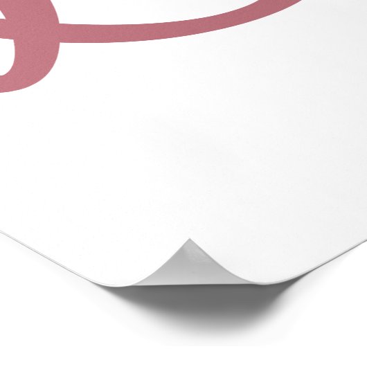 Moeder van de bruid Trouwen Familie Matching Poster (Hoek)