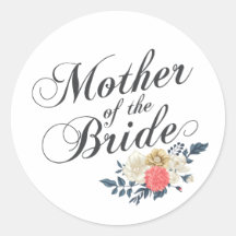 Moeder van de bruid Trouwen | Stickerzegel