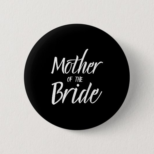 Moeder Van De Bruid Trouwfeest Bruidsfeest Bruidsp Ronde Button 5,7 Cm (Voorkant)