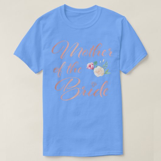 Moeder van de bruid trouwfeest t-shirt (Design voorkant)