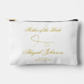 Moeder van de bruid - Twee Elegante Gouden Harten Etui (Voorkant)