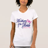Moeder van de bruid / vlinder t-shirt (Voorkant)
