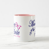 Moeder van de bruid / vlinder tweekleurige koffiemok (Center)