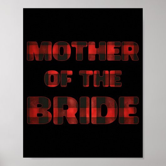 Moeder van de bruid vrijgezellenfeest bruidsuitsta poster (Voorkant)