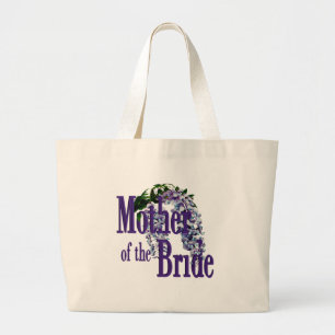 Moeder van de bruid / Wisteria bruiloft Grote Tote Bag